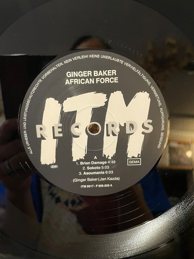 Ginger Baker "African Force" LP EAD RECORD