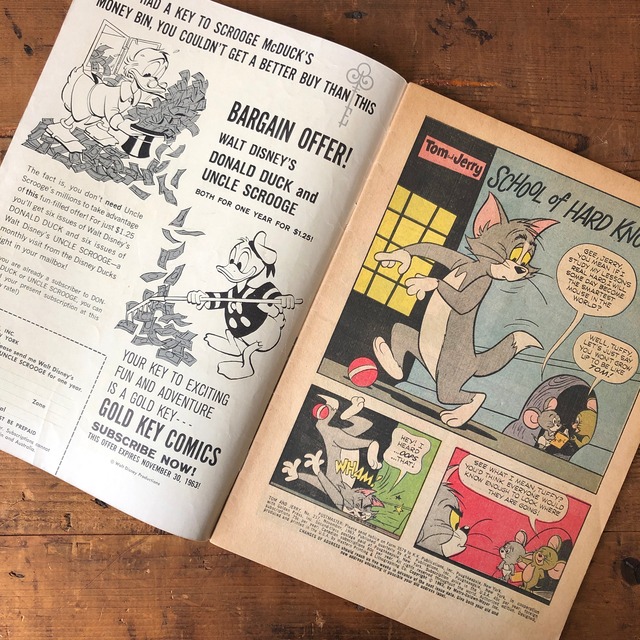 ヴィンテージ アメコミ Tom And Jerry No 217 Nov 1963 トムとジェリー 英語 E Vintage ヴィンテージ 洋書 雑貨のお店 ヴィンテージ アメコミ Tom And Jerry No 217 Nov 1963 トムとジェリー 英語 E Vintage ヴィンテージ 洋書 雑貨のお店