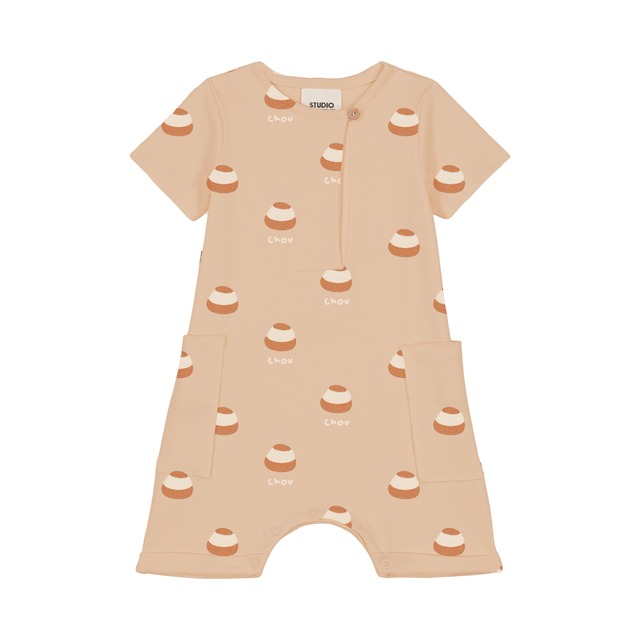 Studio Boheme Paris 26SS[DROP2]/JUMPSUIT AIMÉ - APPLEBLOSSOM / CHOU (12M-24M)