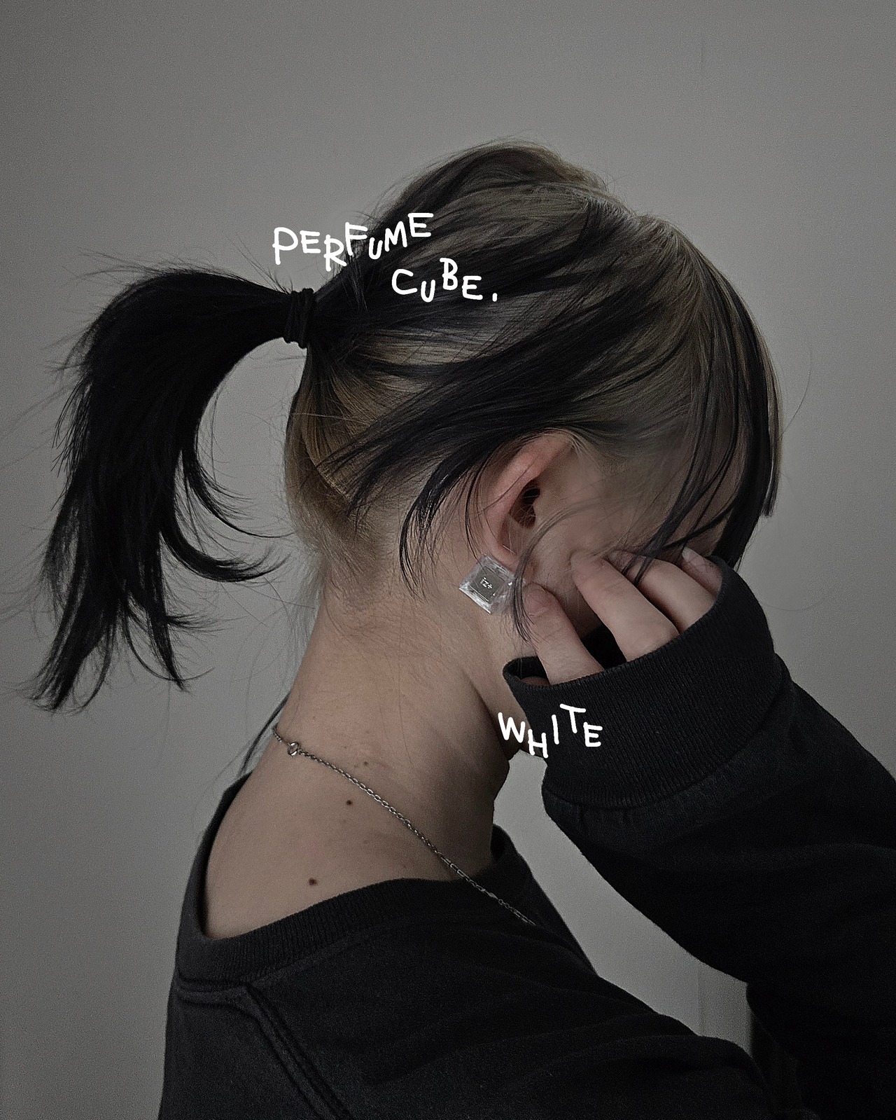 PERFUME CUBE. [black-lame] - 6
