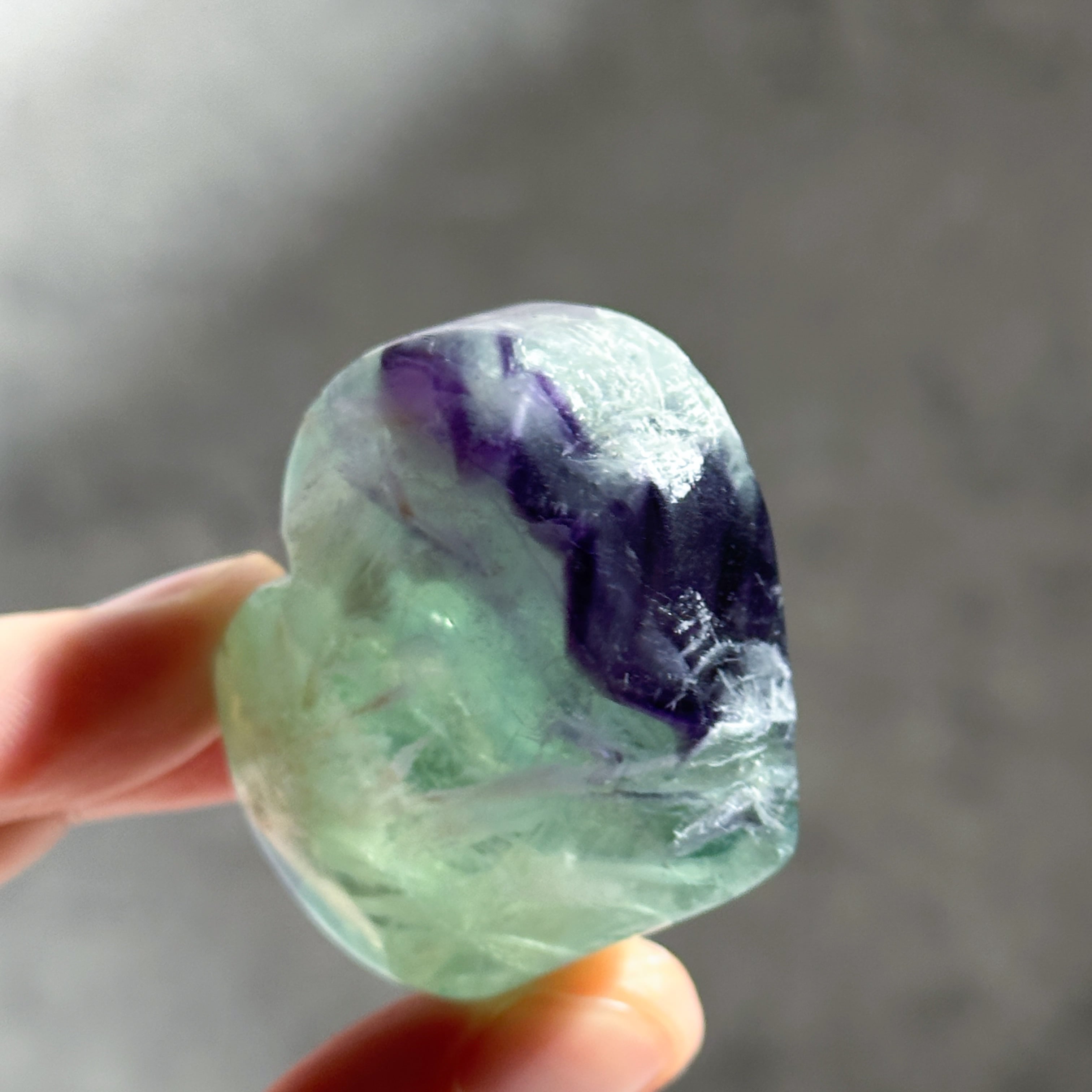エンジェルフェザーフローライトハート 31◇ Angel Feather Fluorite
