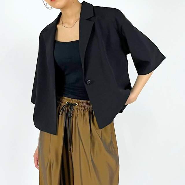 【 PASSIONE 】6分袖テーラードジャケット