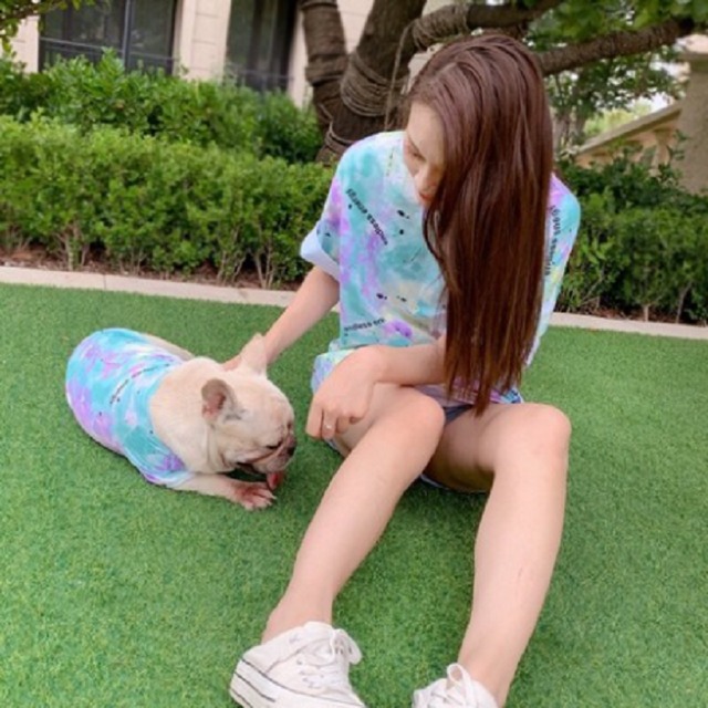 ワンピースなペアルック 愛犬とペアルック ワンちゃんとペアルック 