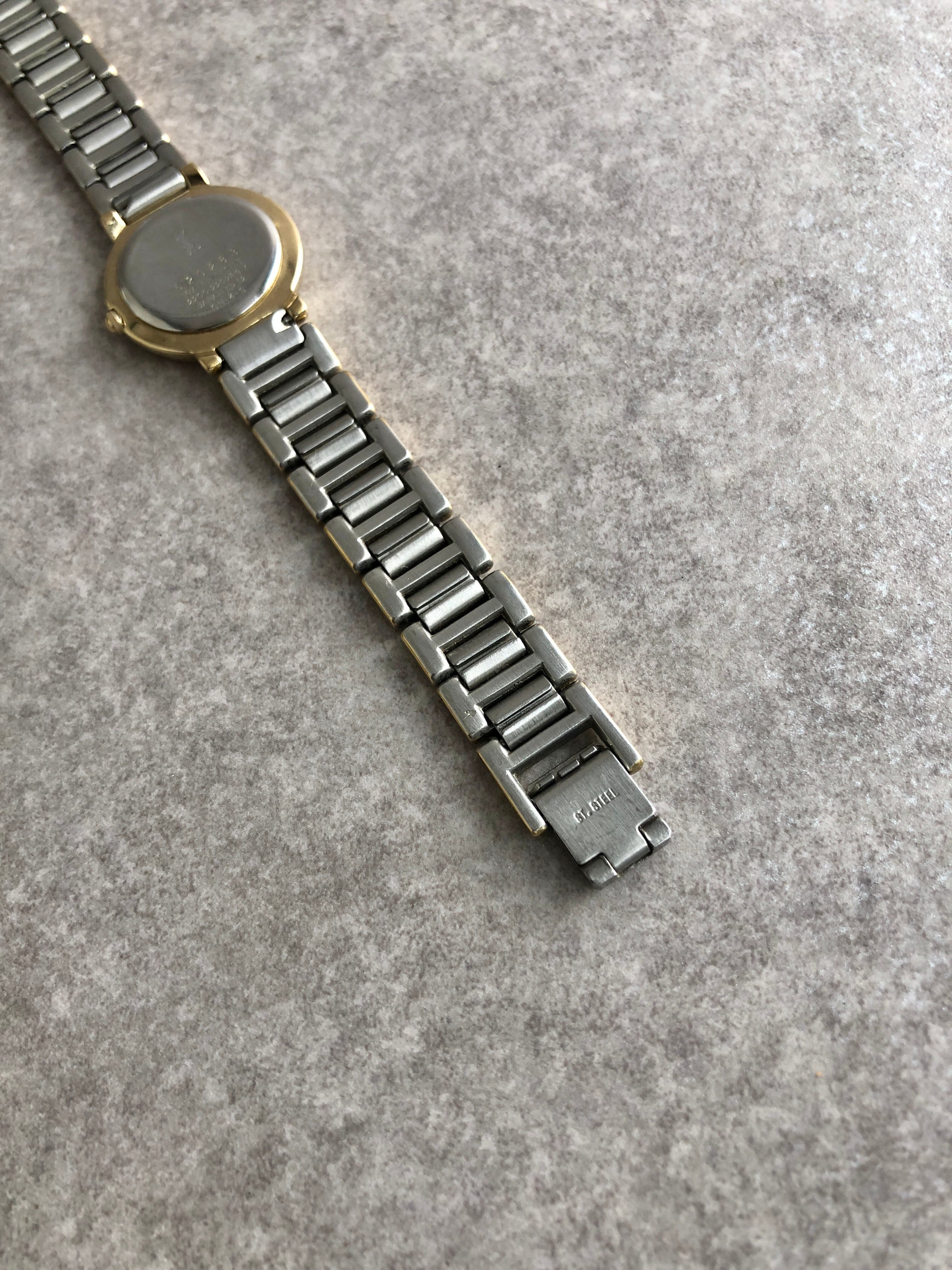 Yves Saint Laurent イヴ・サンローラン 腕時計 シルバー×ゴールド