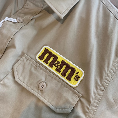 PATCHIES　【ワッペン】　M＆M'ｓ　エムアンドエムズ　ワークシャツ