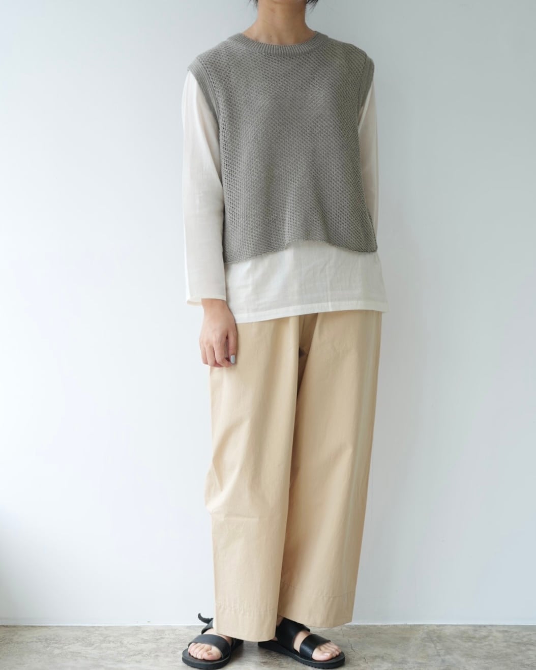 Yoli ヨリ Silk wide pants シルク ワイドパンツ Yoli / Silk wide pants |