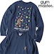gym master ジムマスター 10oz ピグメントスウェット ボルダリング ロンTEE Reach for the Sky 長袖Tシャツ メンズ レディース コットン100% LOVE&PEACE G833775 ネイビー