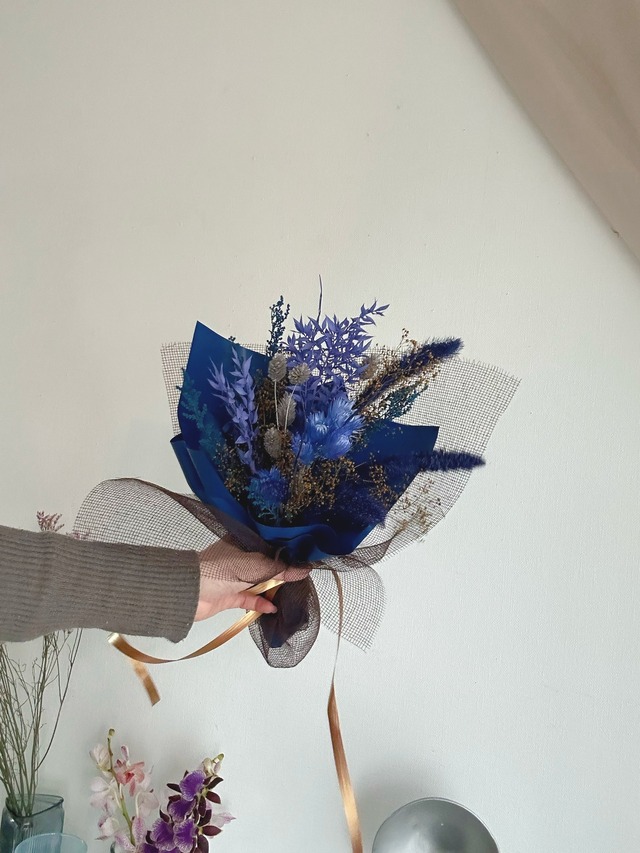 “母の日“ wrapping  dried Flower  bouquet