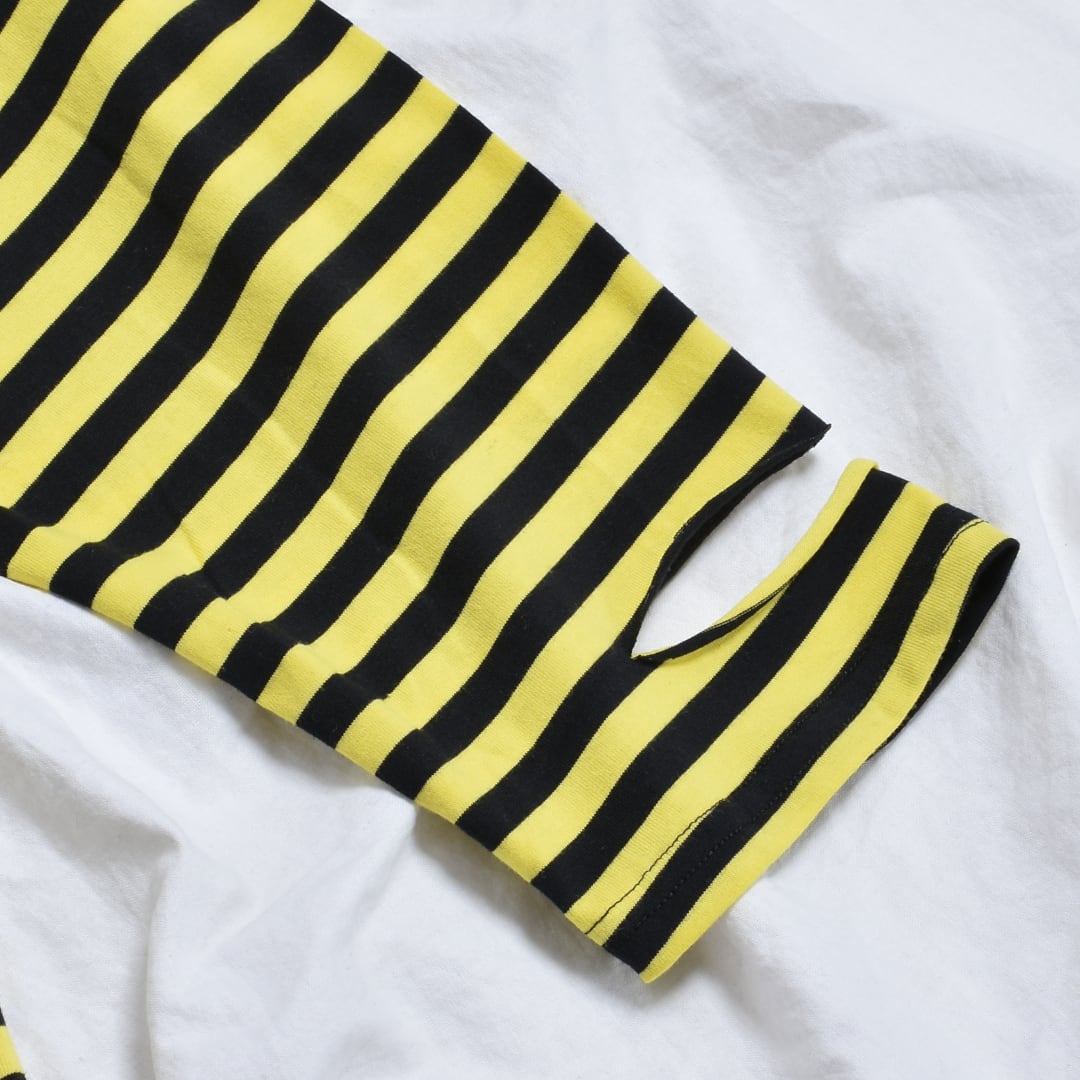 ボーダーグランジロンT(YELLOW) | VOLCAN&APHRODITE