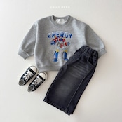 【取寄】Dailybebe カーブデニム|秋服|韓国子供服|26/AT
