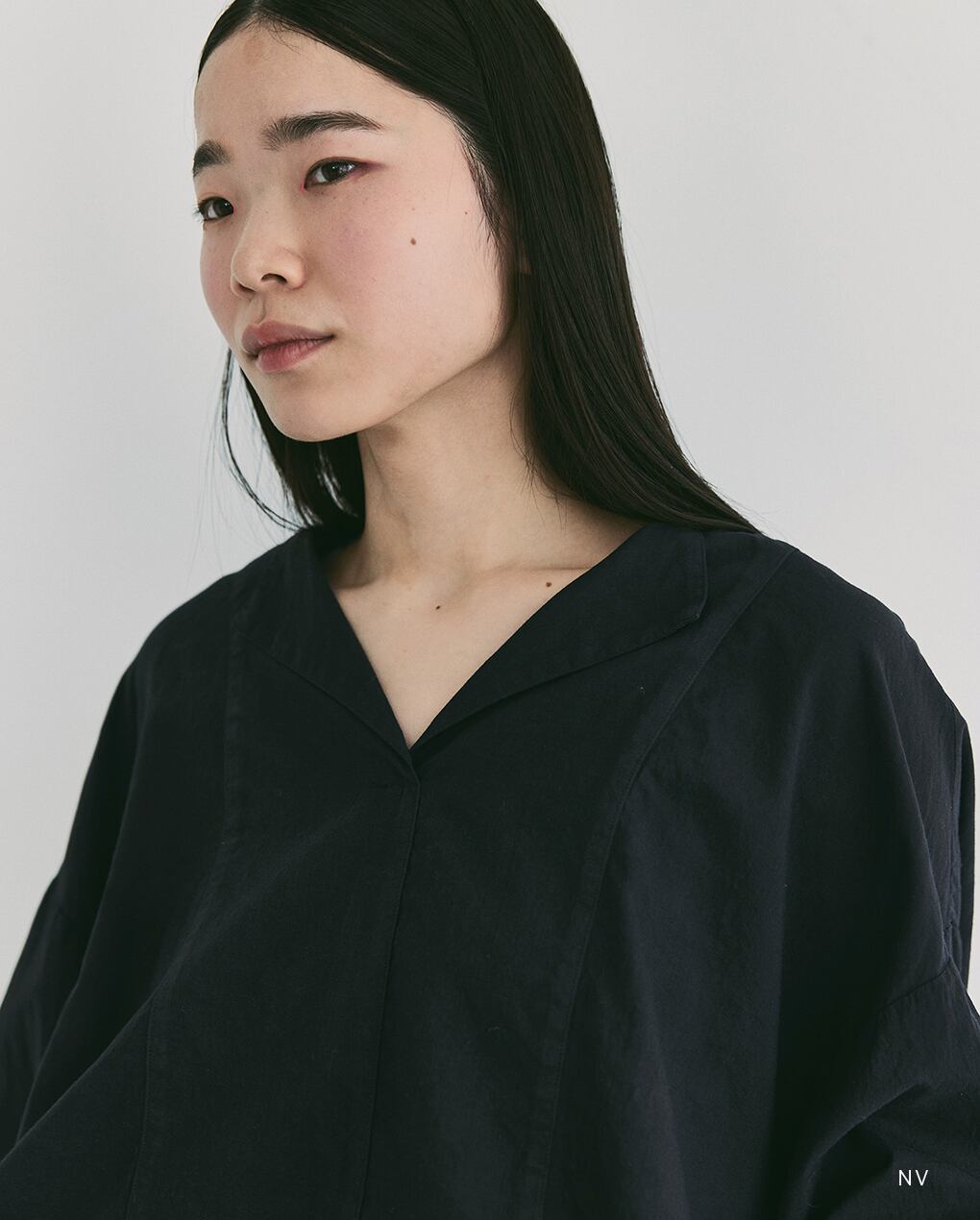 someya ショートプルオーバー ショート丈トップス オーガニックコットン SOMEYA ショートプルオーバー - PULPLE/CHARCOAL | YOCA