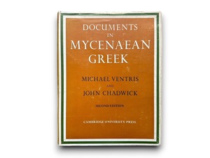 【SG039】【SECOND EDITION】Documents in Mycenaean Greek First Edition by Michael Ventris and John Chadwick (1973)/ John Chadwick