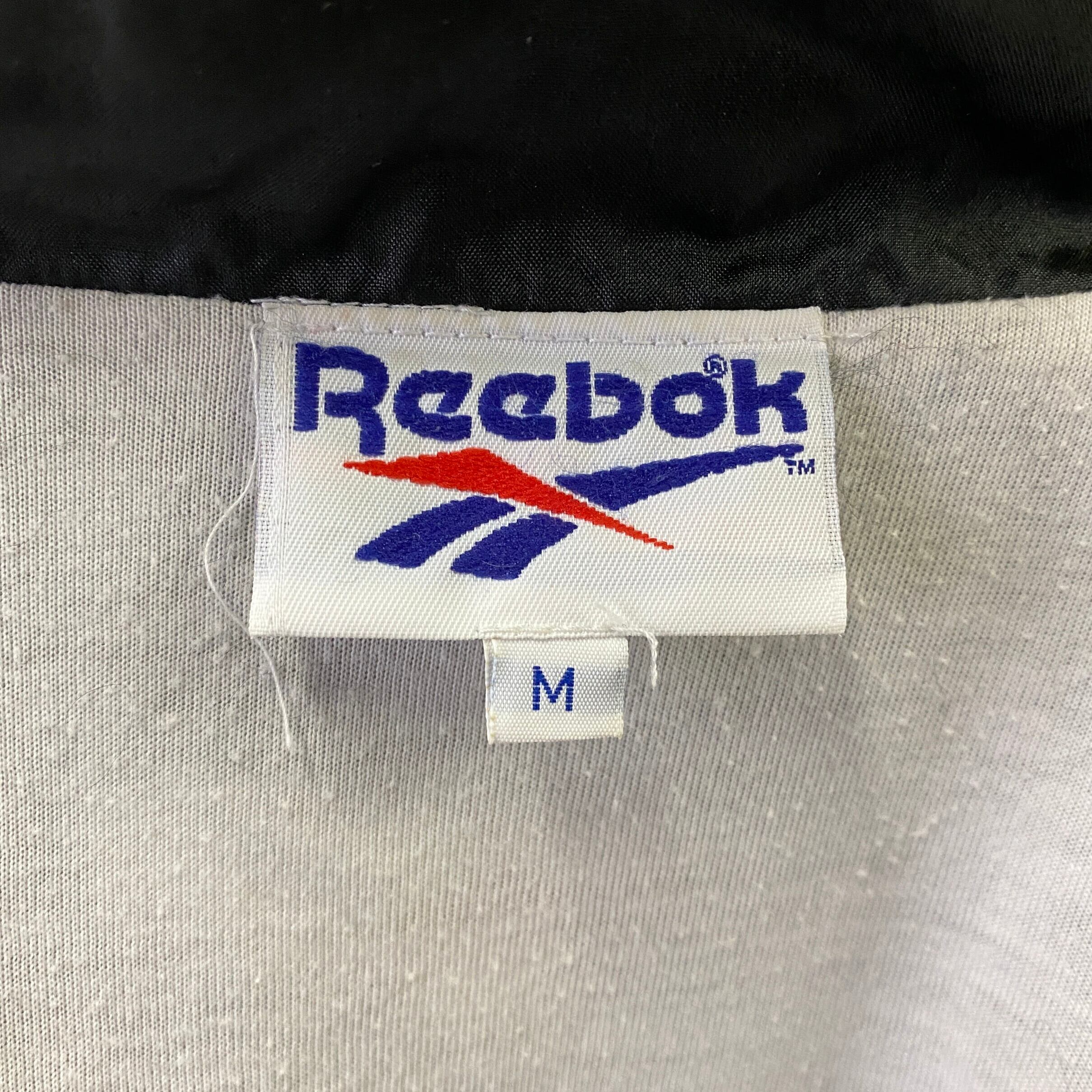 90’sReebok リーボック 万国旗タグ ロゴ刺繍ナイロントラックジャケット