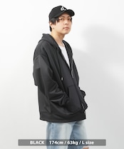 \SALE/◆TECHダンボール オーバーサイズ ジップパーカー◆be-3822n013
