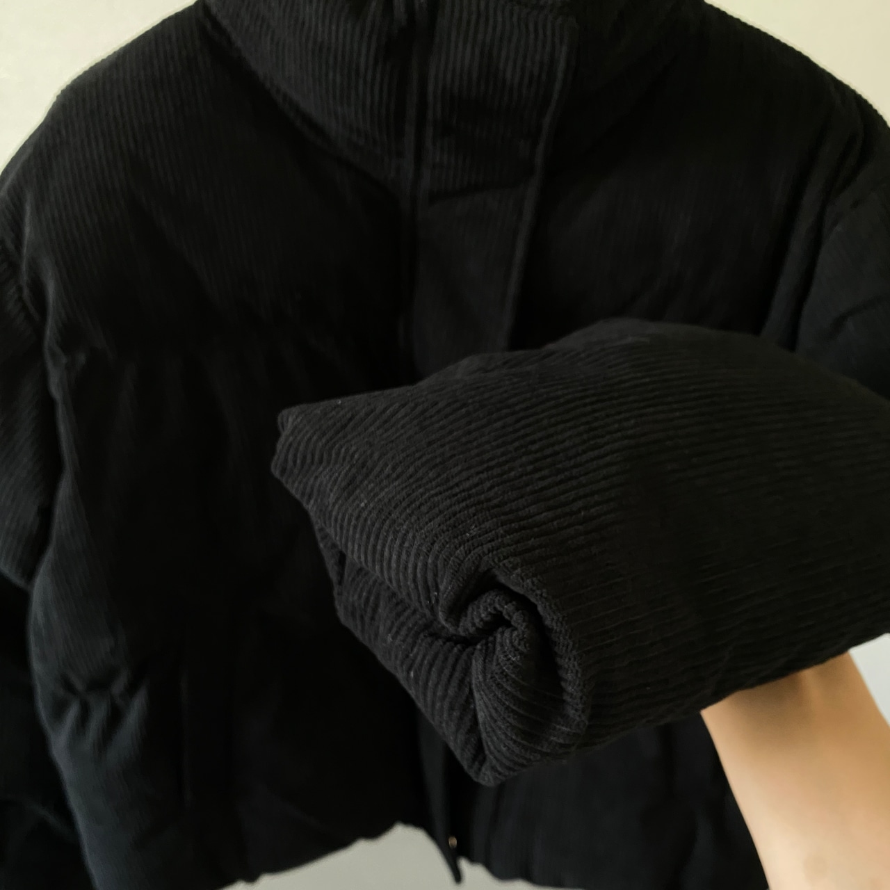 【受注予約:11月上旬入荷予定】中綿コーデュロイドロストBZ/ブラック