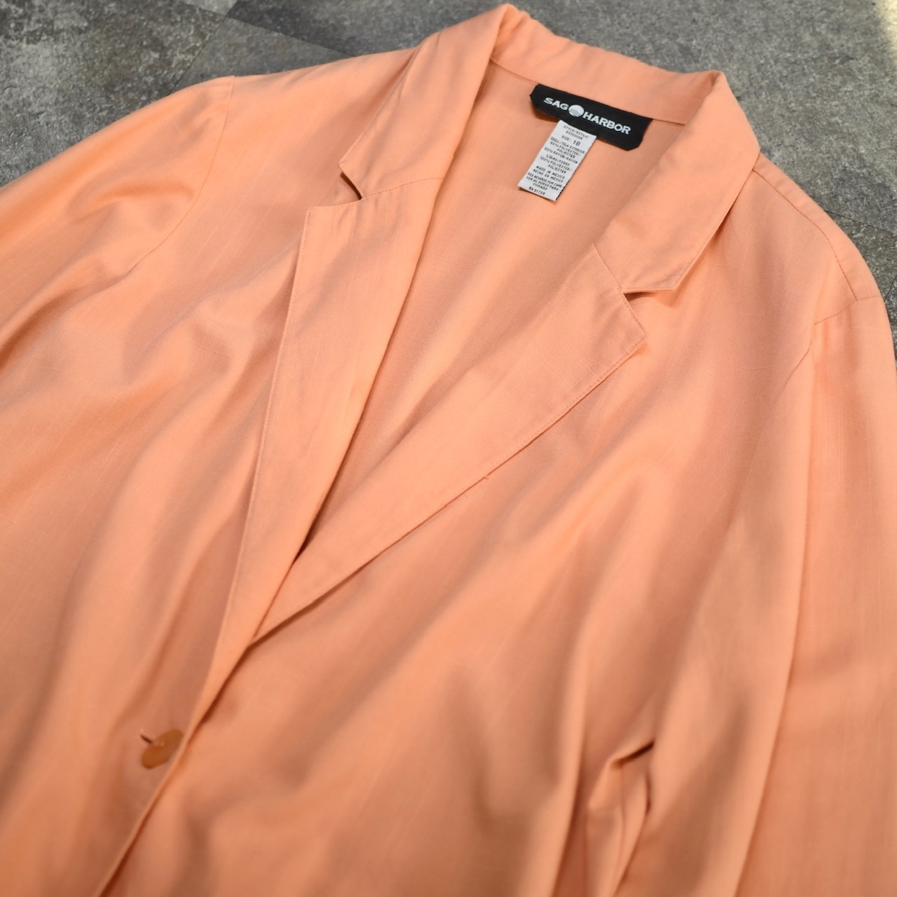 SAG HARBOR rayon blend easy tailored jacket