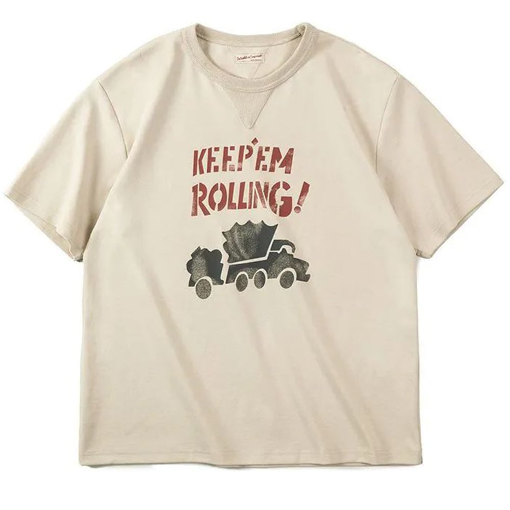 S-2XL】 Retro Graffiti Letter T-shirt / レトロ グラフィティ レター