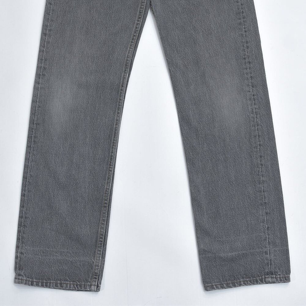 90s USA製 Levi's リーバイス 501 先染め ブラック デニム パンツ