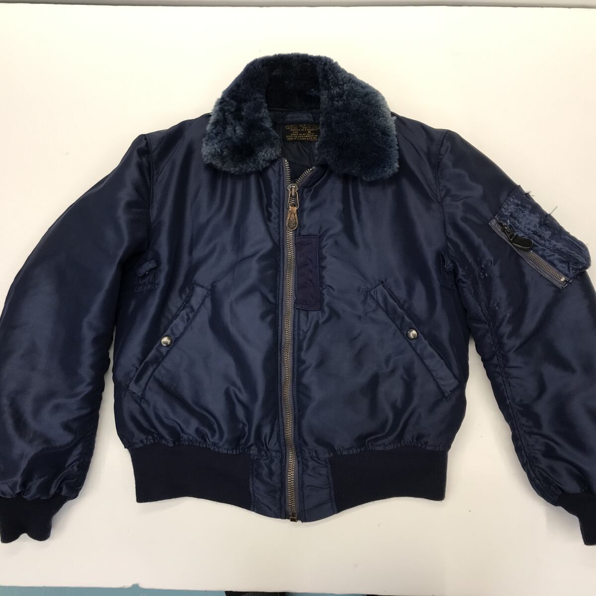 中古】 US 未使用 AIR FORCE フライトジャケット TYPE:B-15C フライト