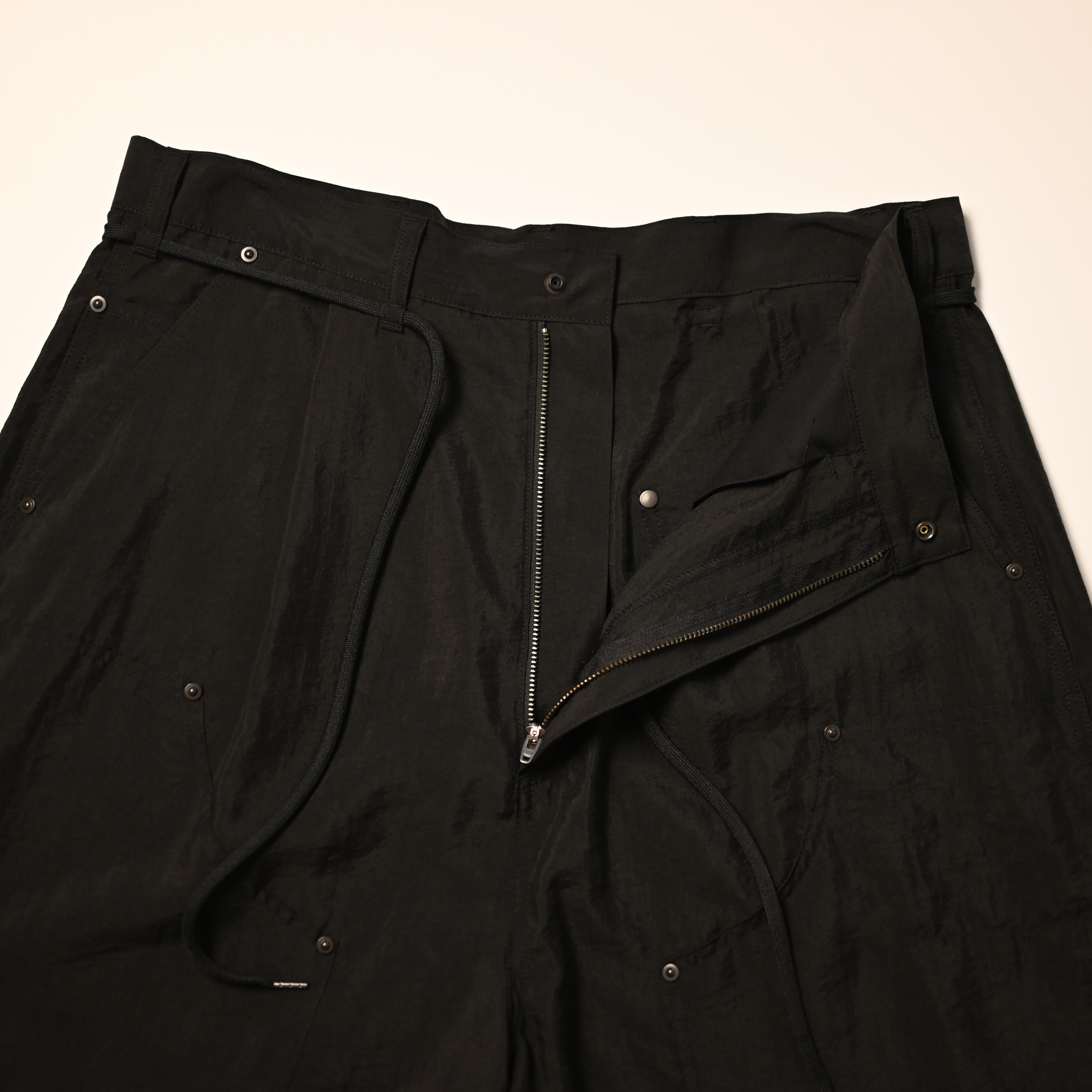 product twelve / Silk Nylon Short Work Pants | GANKO