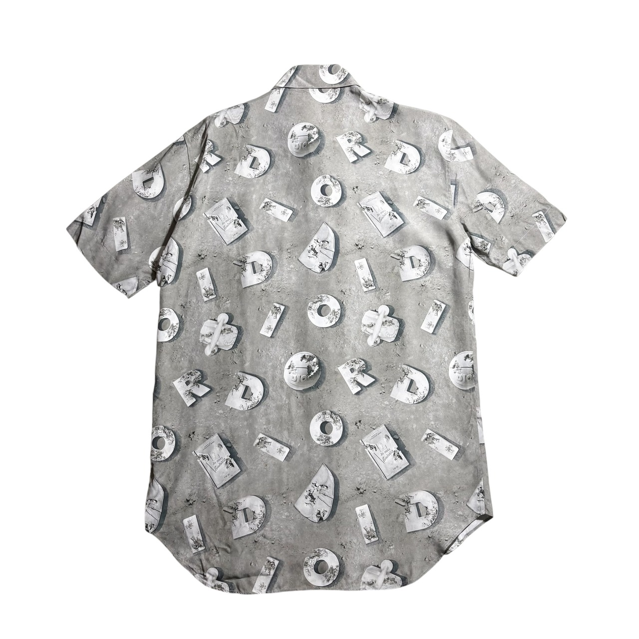 2020ss DIOR × Daniel Arsham lunar relic shirt
