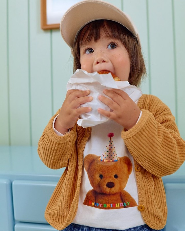 【取寄】oottbebe｜puppy series tee kids｜パピーシリーズTシャツキッズ｜XS-XL｜kids｜26 autumn