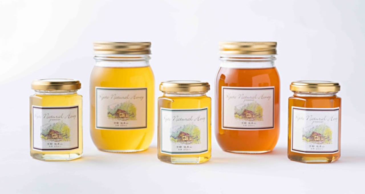 京都彼岸山天然はちみつ 春百花550g瓶【Honey Woods】【送料込み】