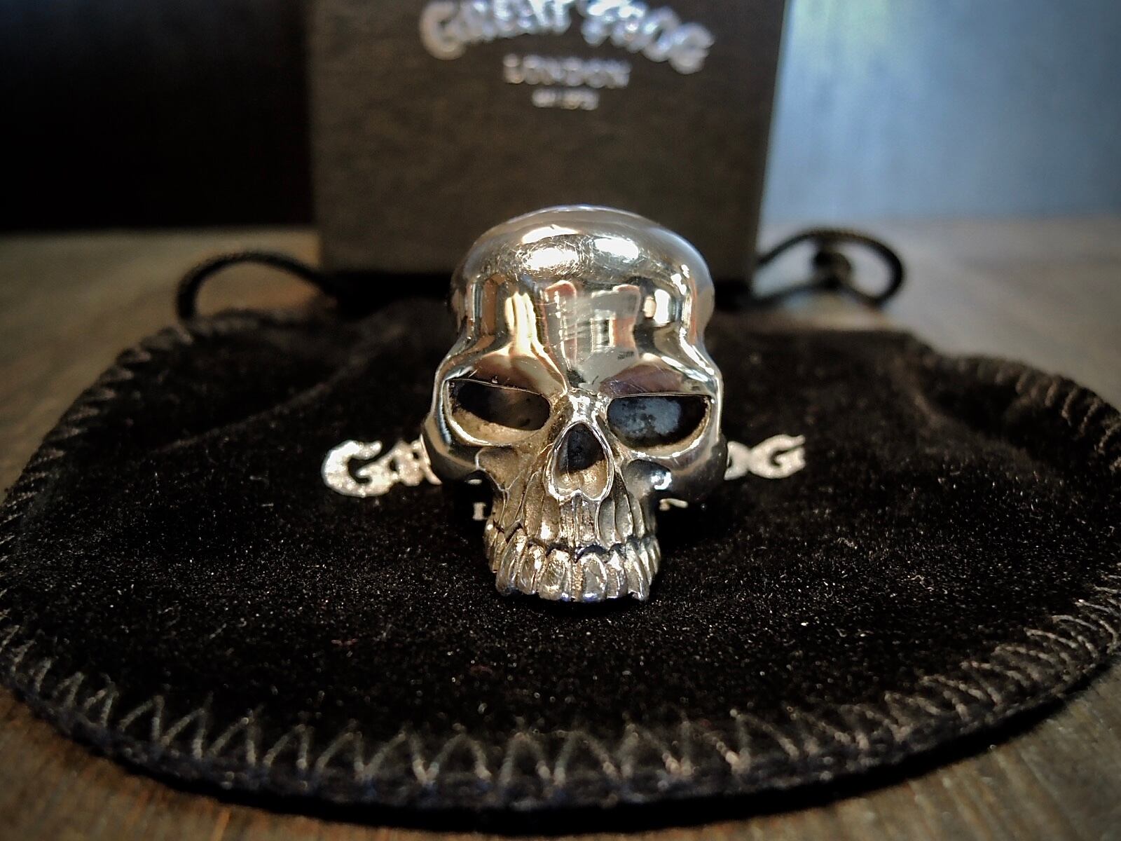 THE GREAT FROG Large Evil Skull Ring グレートフロッグ | FirstOrderJewelry  ファーストオーダージュエリー代官山 SilverJewelry leather