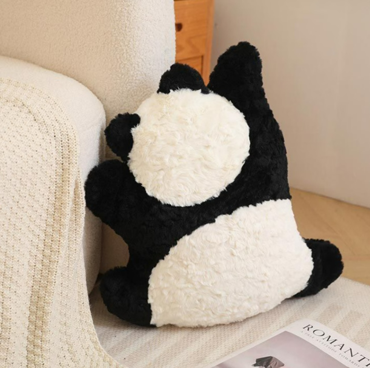 韓国] パンダ クッション ぬいぐるみ かわいい ふわふわ ソファ | MODA