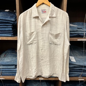 1950S DACRON RAYON CHECK SHIRT