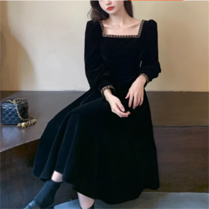 【送料無料】 ワンピース ロング マキシ 袖あり 長袖 ラウンドネック Aライン フレア ステッチ 厚手生地 ポケット エレガント 可愛い 大人可愛い きれいめ シンプル カジュアル シック コンサバ 華やか 大人 上品 おしゃれ お洒落 レトロ 主役級 こなれ感 高見え 高級感 フェミニン 無地 冬 30代 40代 レディース 女性用 デート お出かけ 女子会 お呼ばれ 休日 お茶会 授業参観 普段使い オルチャン 韓国系 ファッション 体型カバー プチプラ 着痩せ   インスタ映え