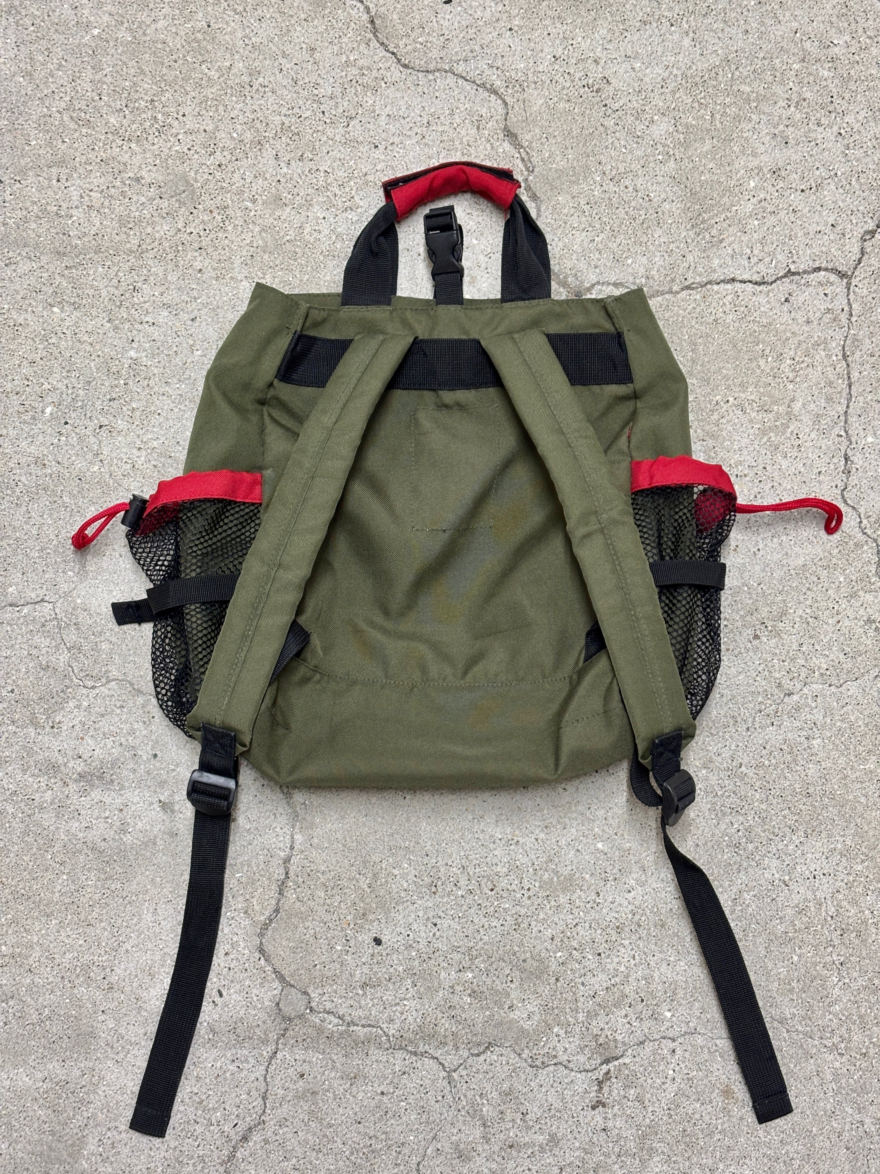 90～00s OLD STUSSY/Backpack/バックパック/リュック/N.Y.L.T.L.A/カ