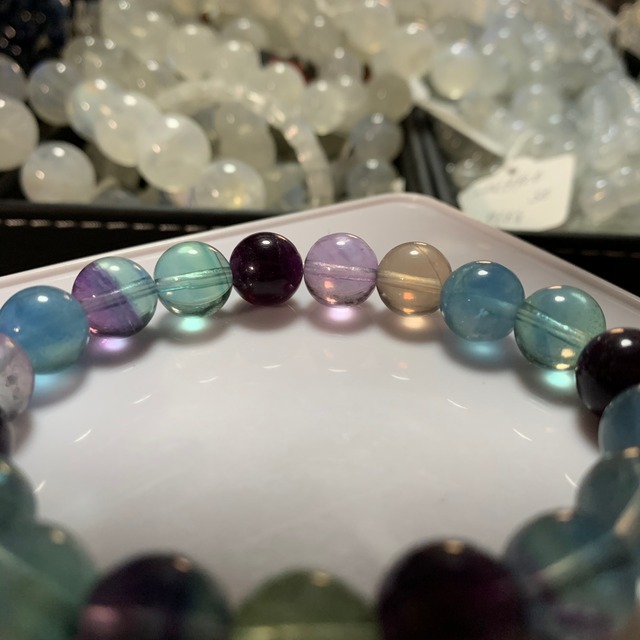 32 フローライトブレスレット