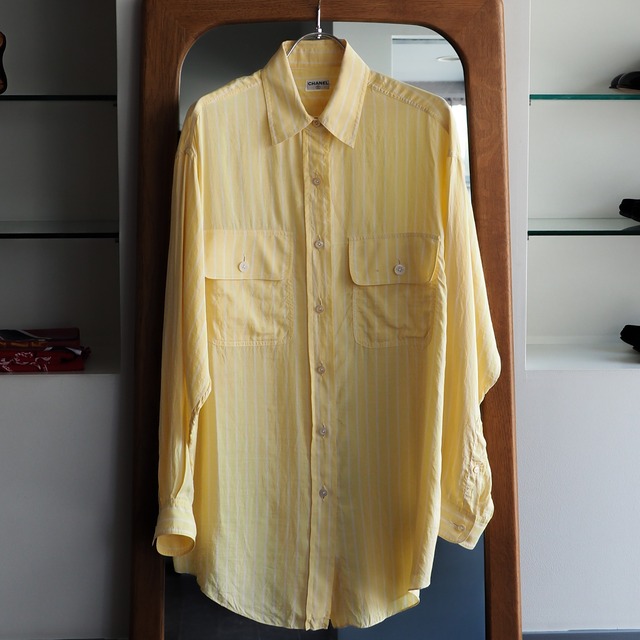 90s  CHANEL Stripe Shirts