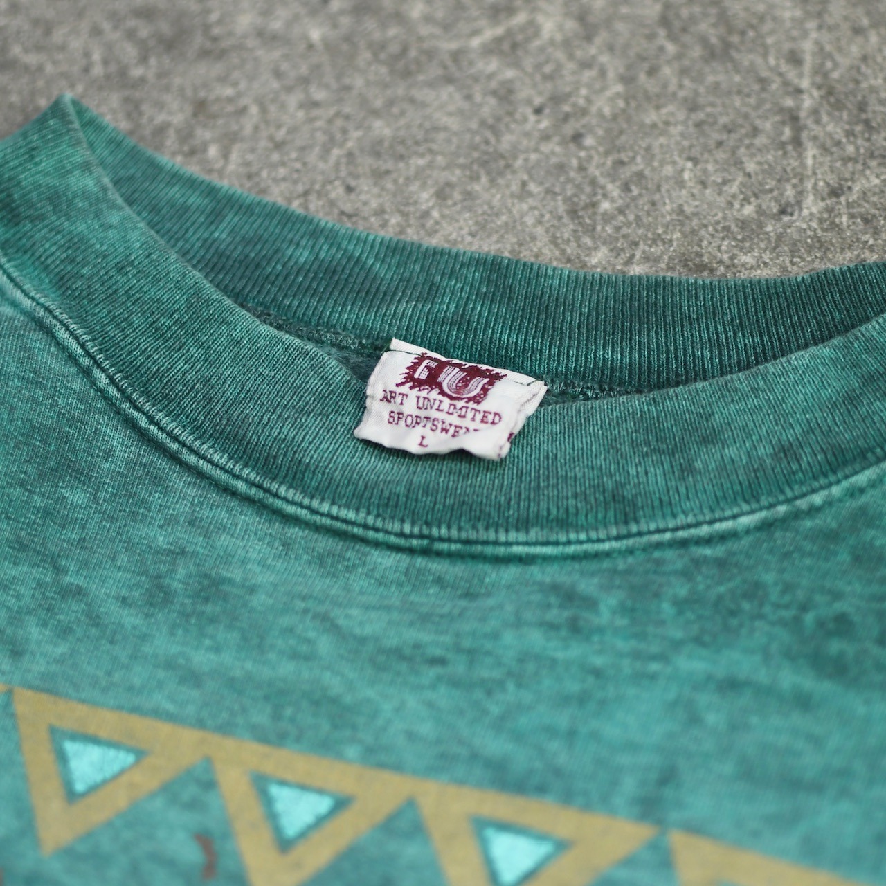 kokopelli chemical wash print sweat