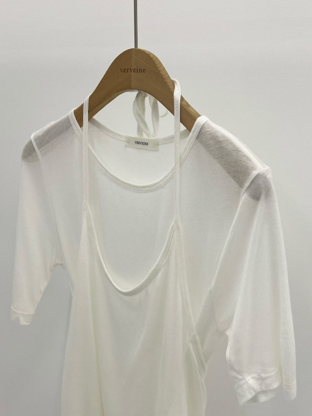 (予約) verveine / Nuel layered sleeveless 3color