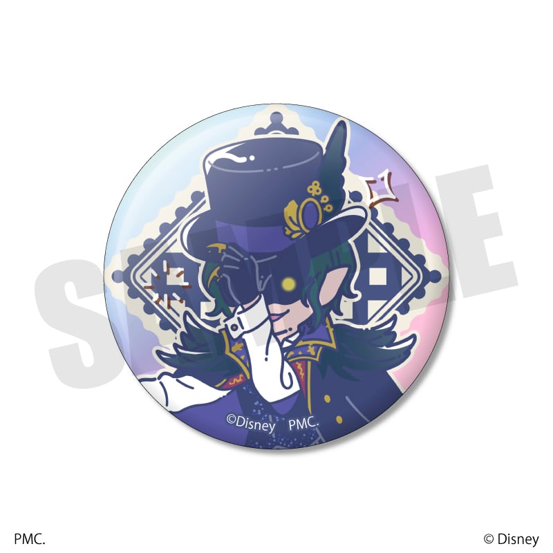 ディズニーツイステッドワンダーランド れとぽぷ オーロラ缶バッジ Vol