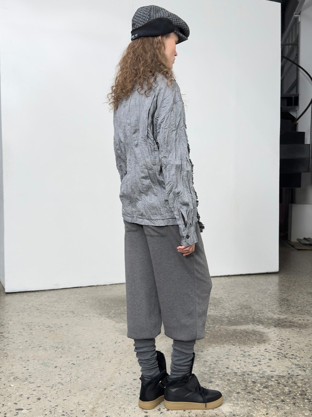 【25AW】OPEN YY オープン ワイワイ / CRINKLED RUFFLE SHIRT / シャツ - 3