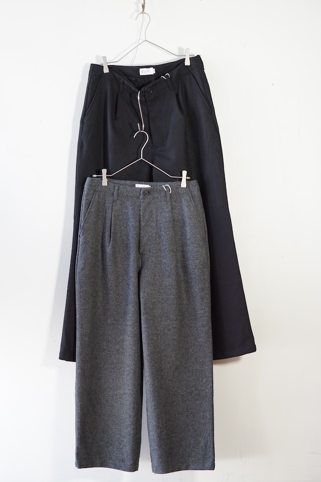 STILL BY HAND  -W/N Wide Pants- / PT08263 / スティルバイハンド  ウールナイロン ワイドパンツ