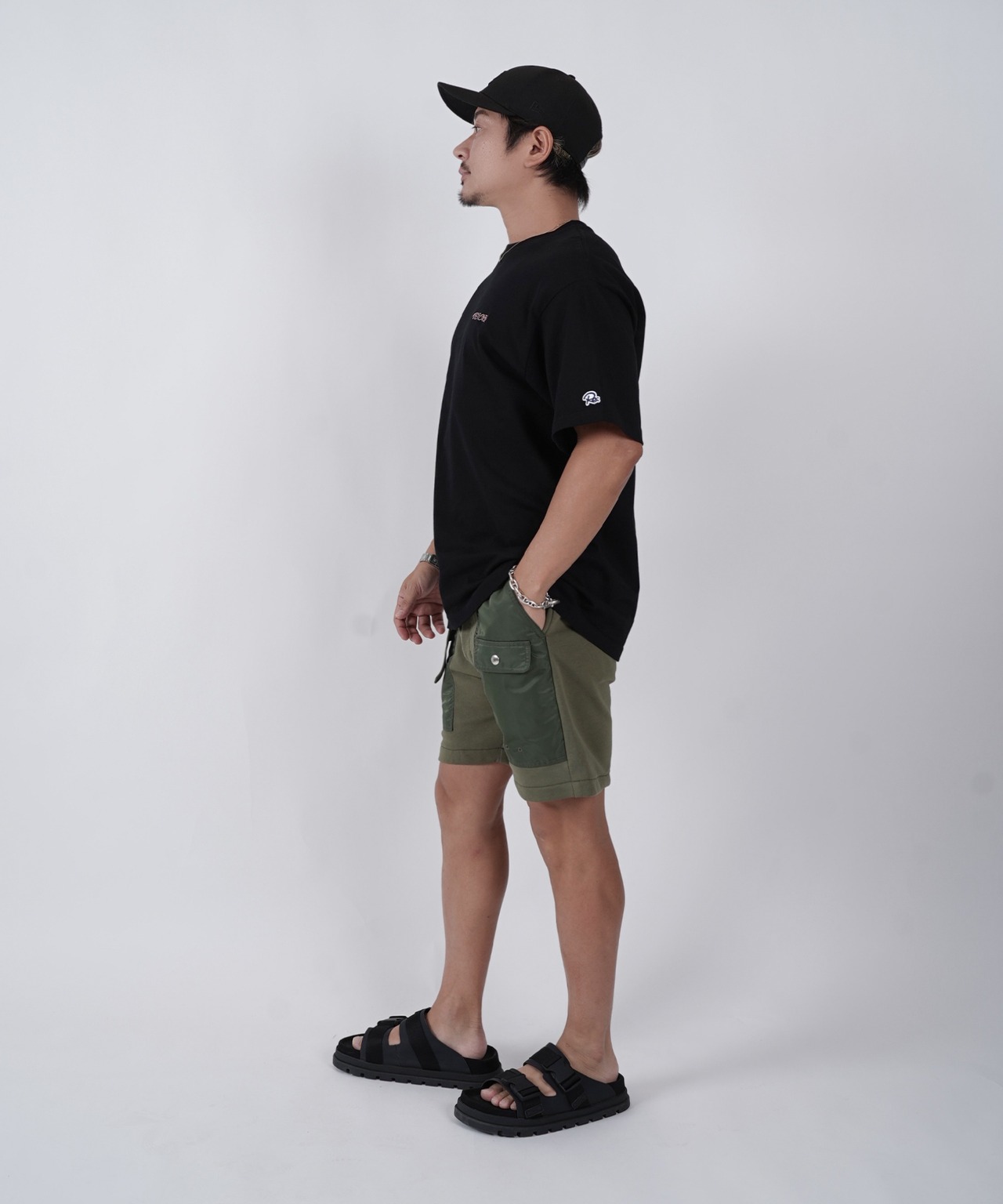 【#Re:room】SMALL LOGO EMBROIDERY T-SHIRTS［REC841］