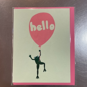 1973「ハローフロッグ」 グリーティングカード