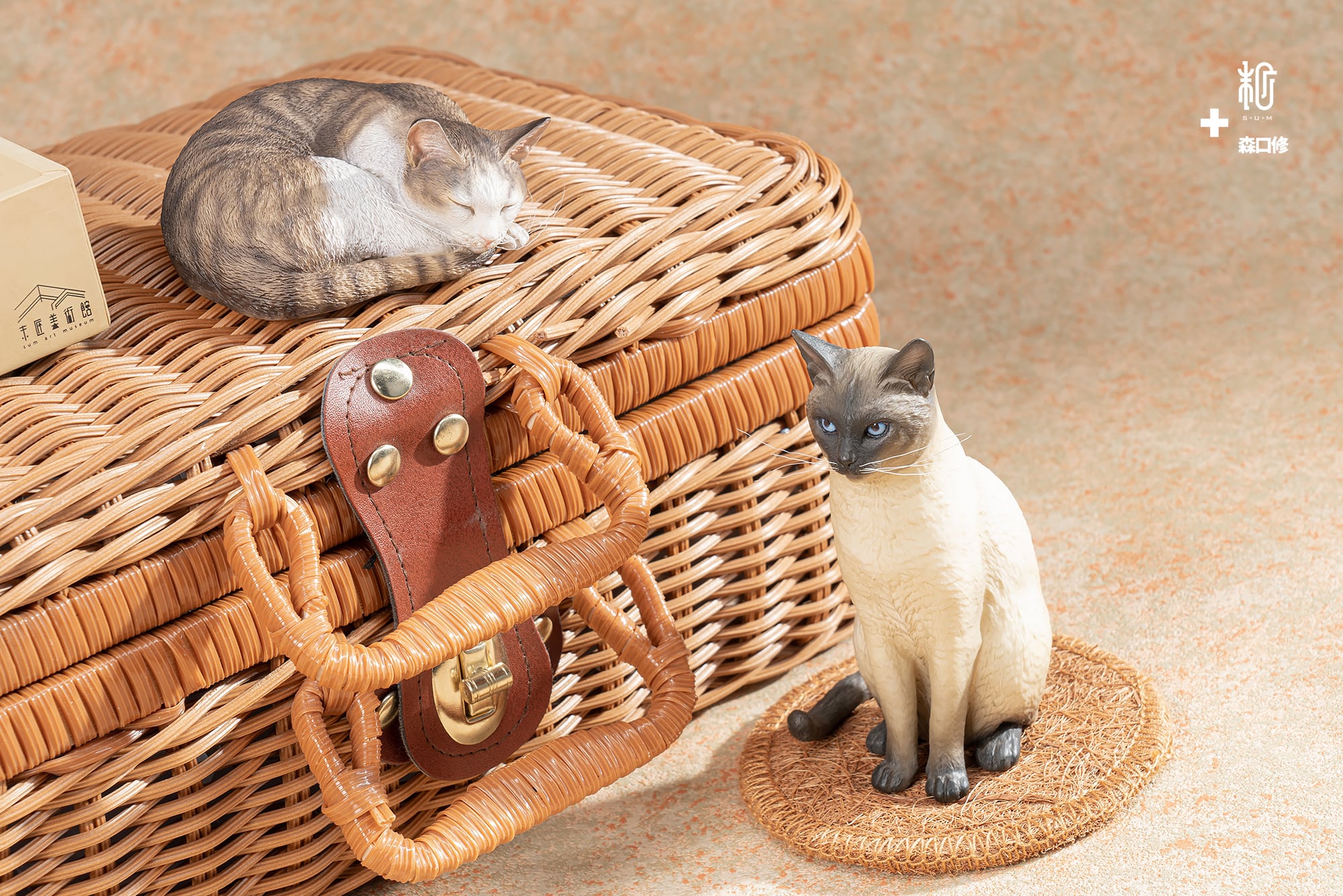 きじねこ 森口修の猫」ー寝姿（キジ猫塗装）｜森口修｜ | sumart