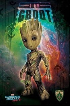 ガーディアンズ・オブ・ギャラクシー グルート MARVEL 輸入ポスター 61cm x 91.5cm POSP34110