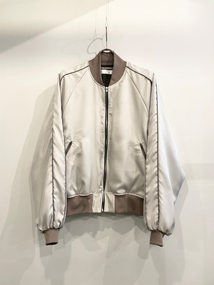 T/f Lv5 satin souvenir jacket - past white