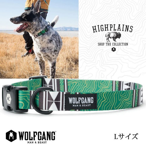 HighPlains COLLAR Lサイズ 首輪 WOLFGANG ウルフギャング アメリカ 大型犬