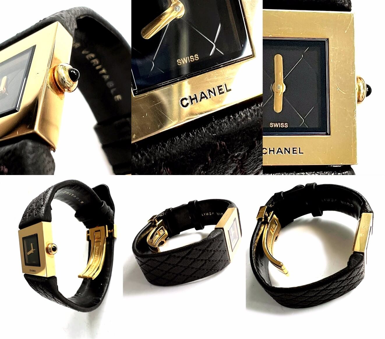 CHANEL シャネル マトラッセ ウォッチ K18YG 750 金無垢 時計 QZ