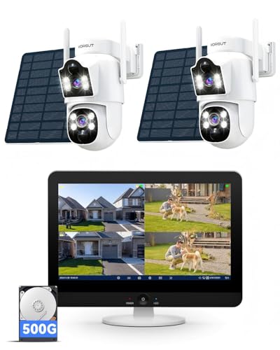 aosu 防犯カメラ 屋外 ワイヤレス 500万画素 LEDセンサーライト強化