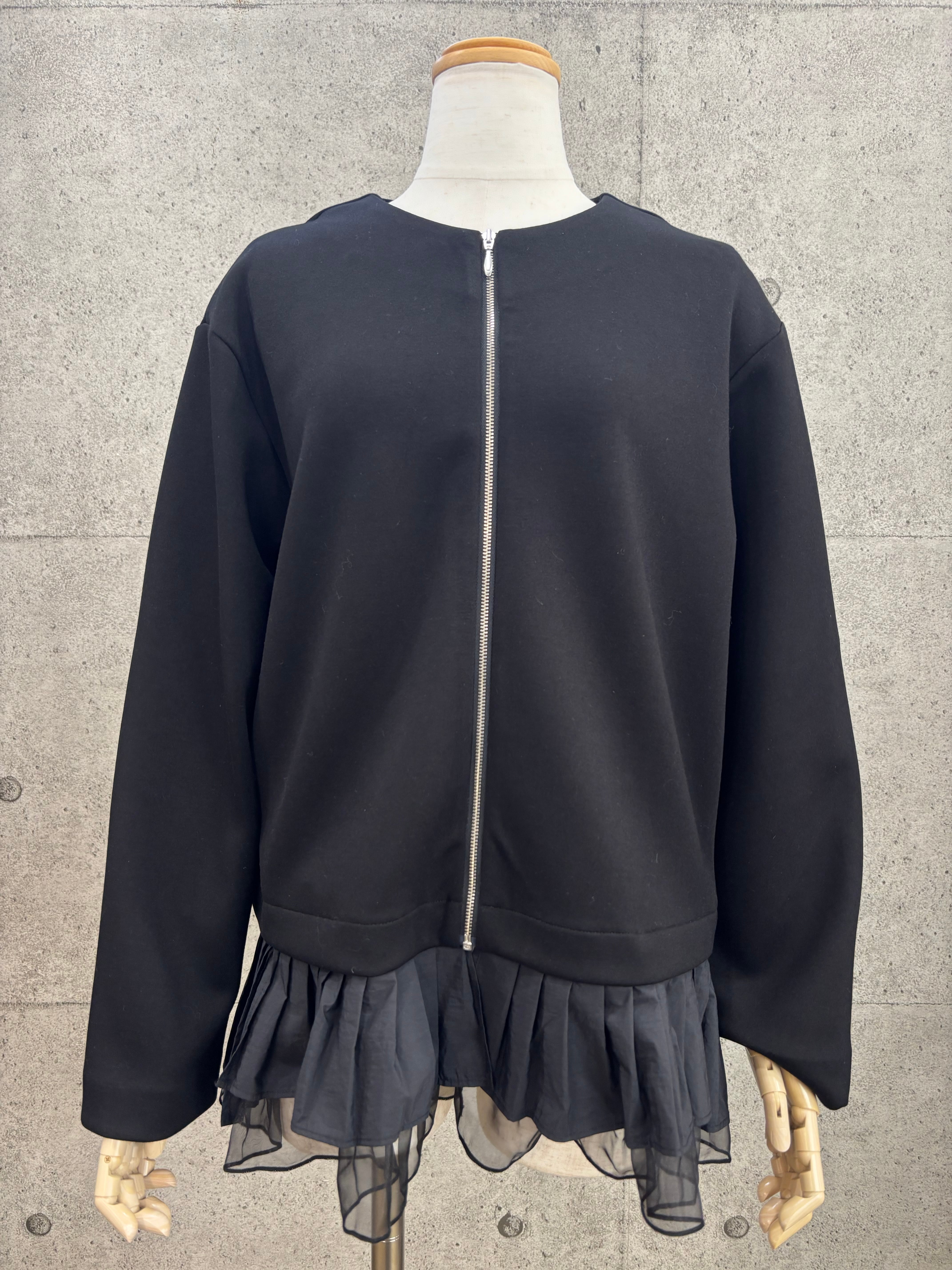 30％OFF SALE!!】CYNICAL(シニカル)異素材切り替えヘムブルゾン 2way