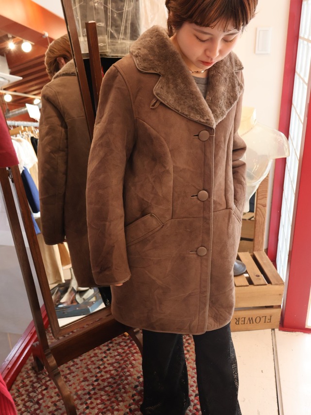 sheep skin mouton jacket【1849】