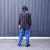 INTÉRIM / HYPER BIG RAYON LINEN SHIRTS JACKET style